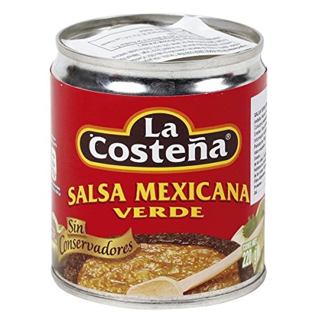 Producto LA COSTEÑA salsa mexicana verde lata 220 gr