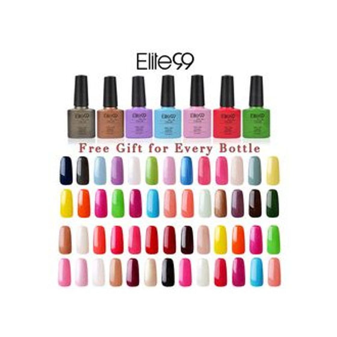 Beauty Elite99 Esmalte de Uñas Semipermanente Uñas de Gel UV LED Kit de