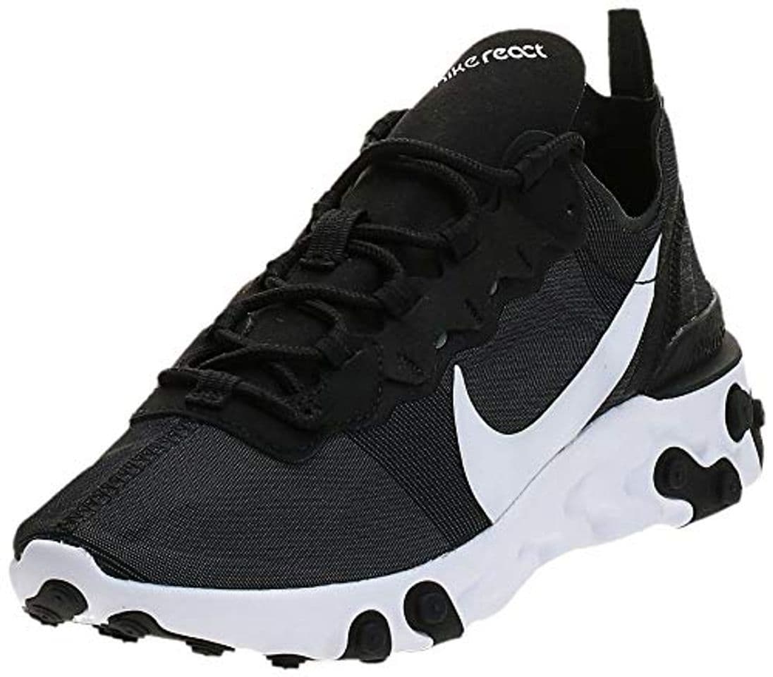 Fitness Nike W React Element 55 Zapatillas de Running, Mujer, Negro