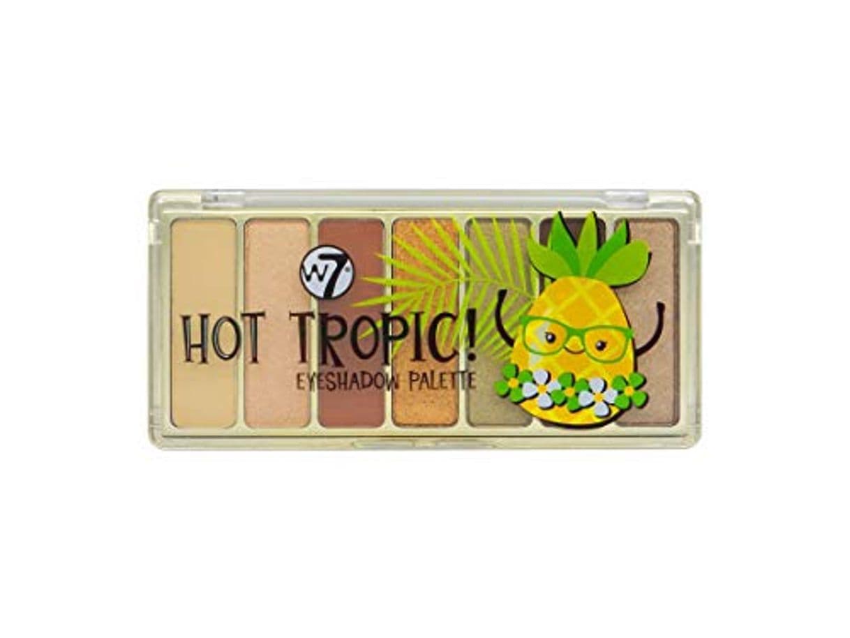 Place W7 Hot Tropic Eye Shadow Palette Matte Shimmer Summer Holiday marrón Sombras