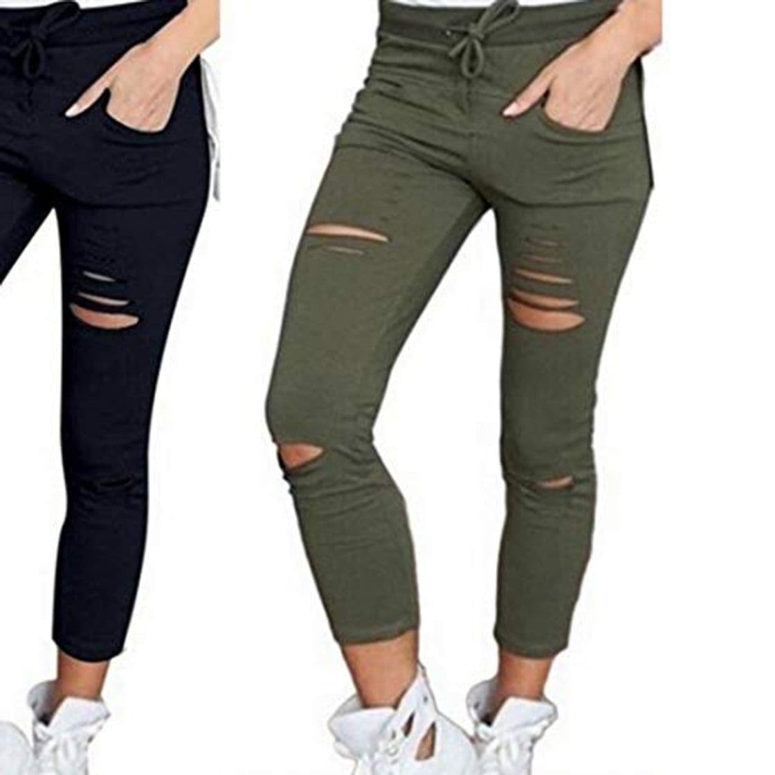 Moda SUIWO Vaqueros para mujer For mujer de talle alto elástico pantalones vaqueros flacos de las señoras de los pantalones de Jeggings rallado elástico que adelgaza las polainas de pantalón de yoga Mujere