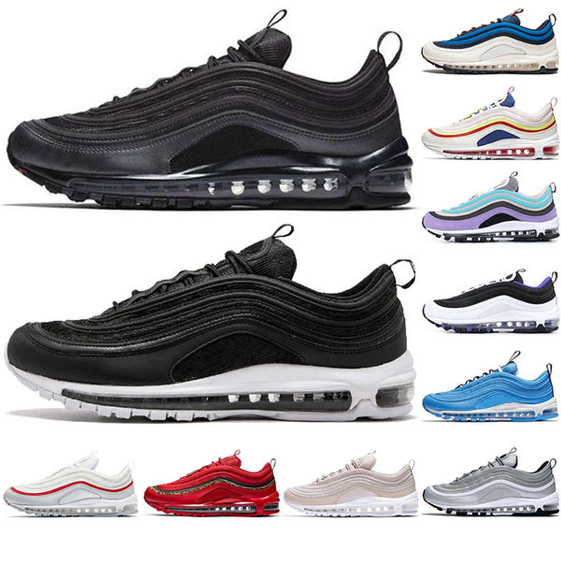 Fashion Nike Air MAX 97, Zapatillas de Running para Asfalto para Hombre,