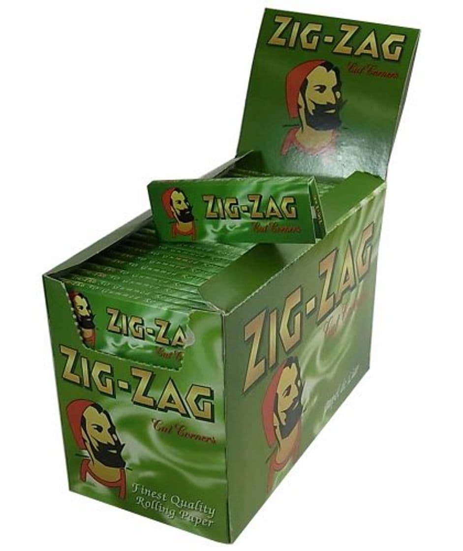 Product Zig Zag Caja Verde de 100 Libros de Papel de Liar