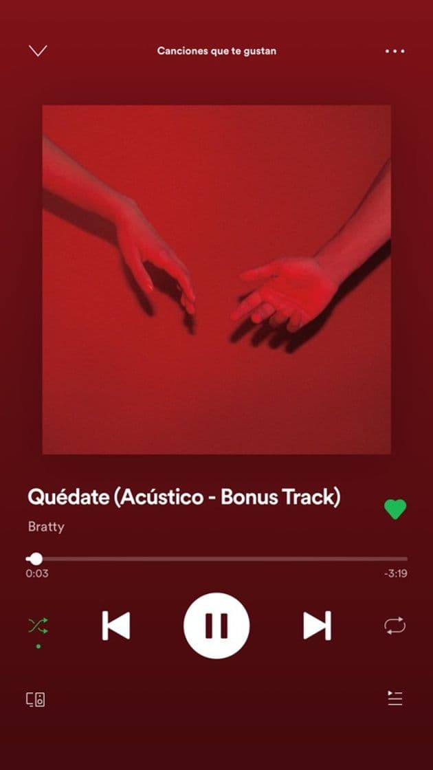 Canción Quédate- Bratty