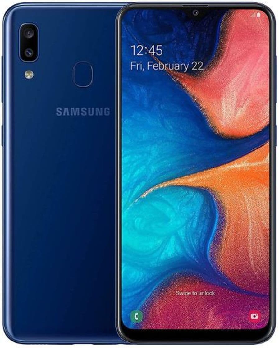 Electrónica Samsung A20E, Smartphone Super AMOLED