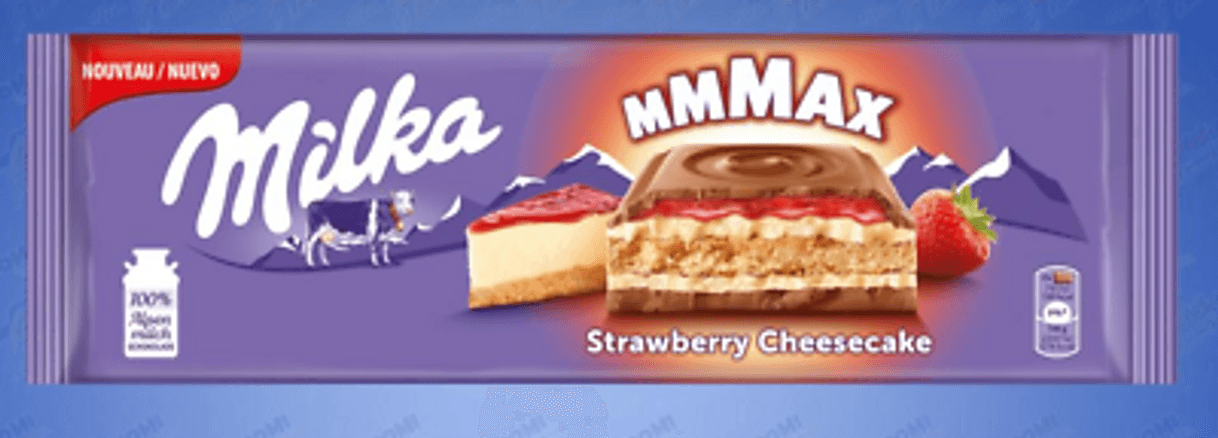 Product Milka Mmmax strawberry cheesecake