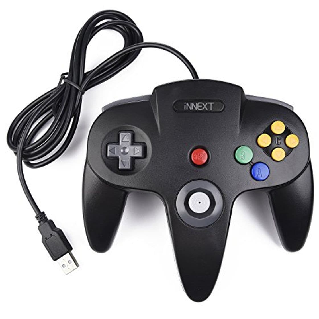 Producto iNNEXT - Mando retro para N64 N64 Classic USB Controlador Gamepad Joystick,