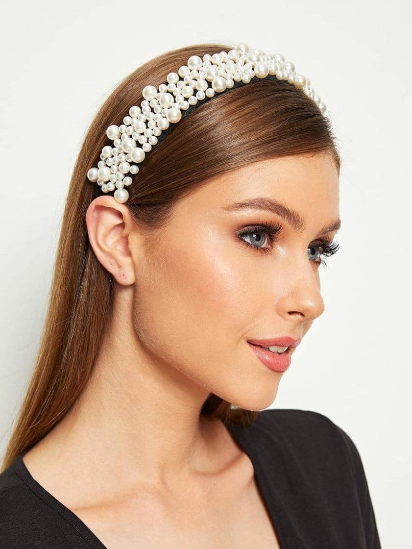 Moda Diadema de perlas