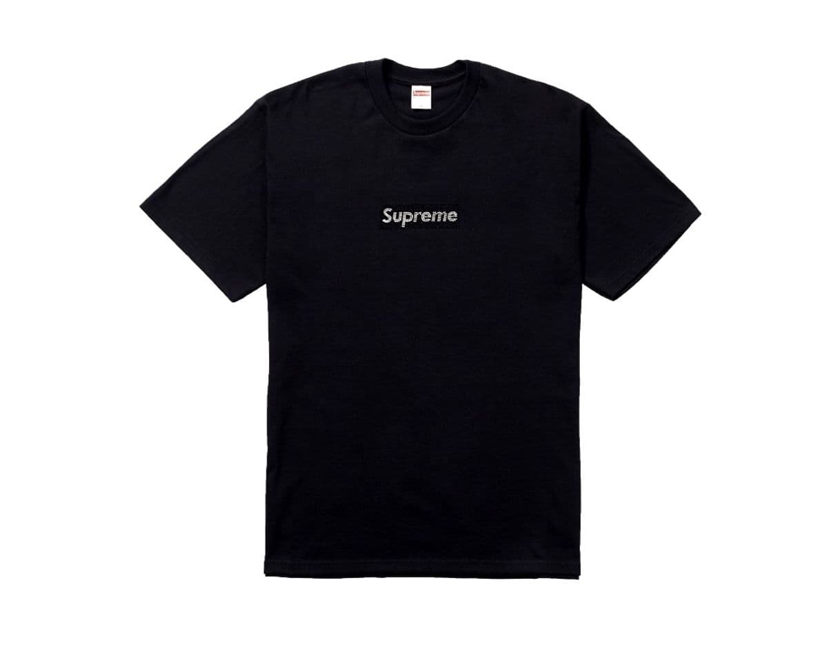 Fashion Supreme Swarovski Box Logo Tee Black