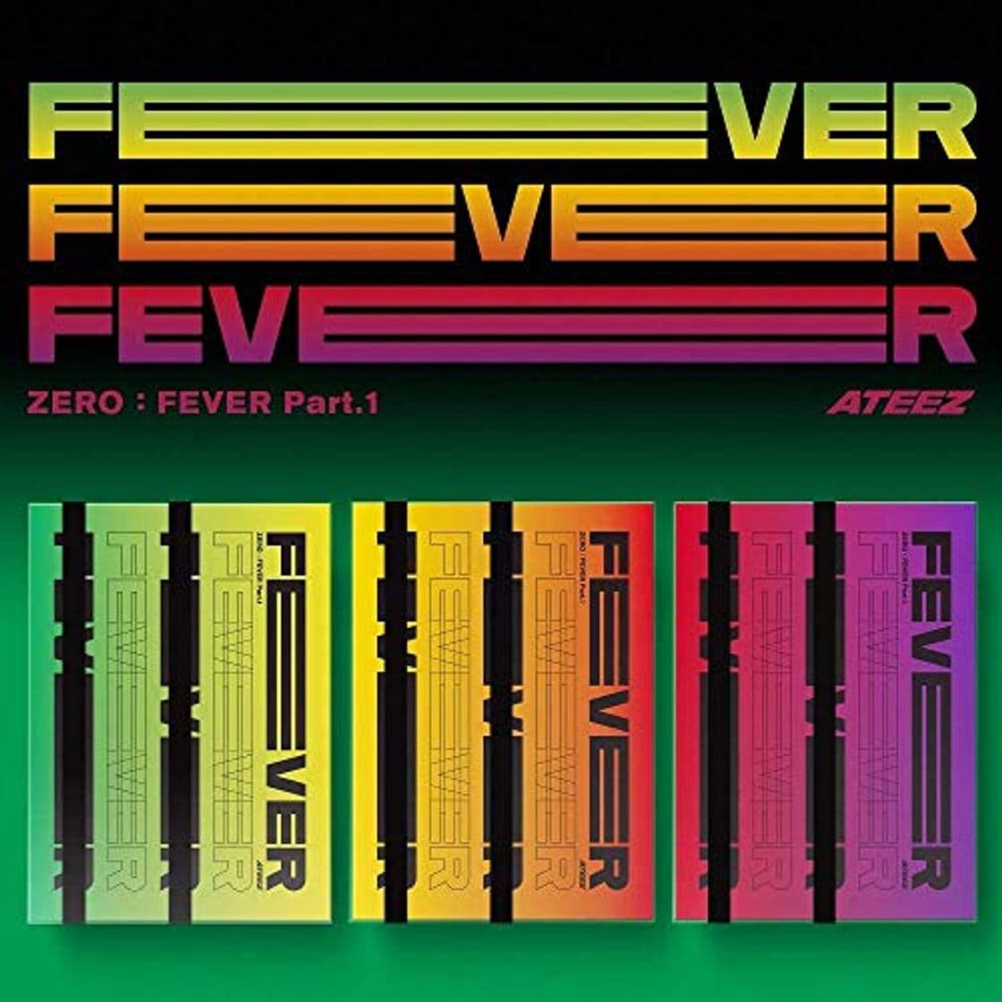 Product ATEEZ ZERO : FEVER PART.1 5th Mini Album 3 VER SET 3CD