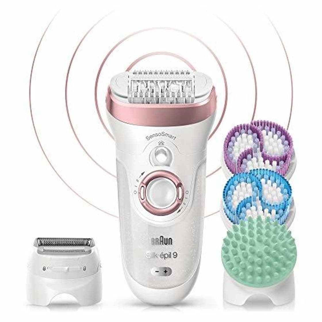 Belleza Braun Silk-épil 9 9/990 SkinSpa Depiladora Mujer Eléctrica Inalámbrica 4 en 1