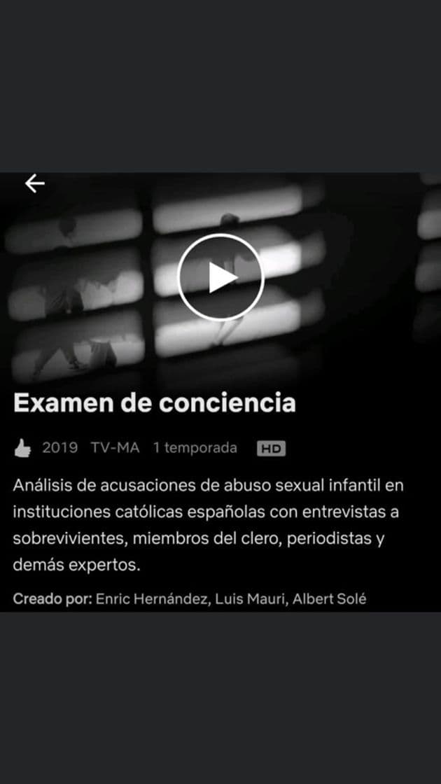 Serie Examination of Conscience