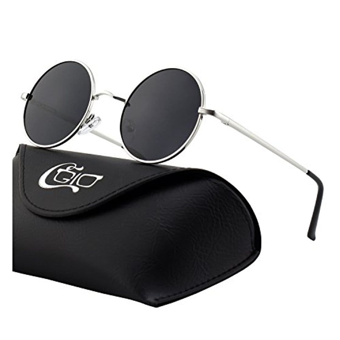 Product CGID E01 Estilo Vintage Retro Lennon inspirado círculo metálico redondo gafas de