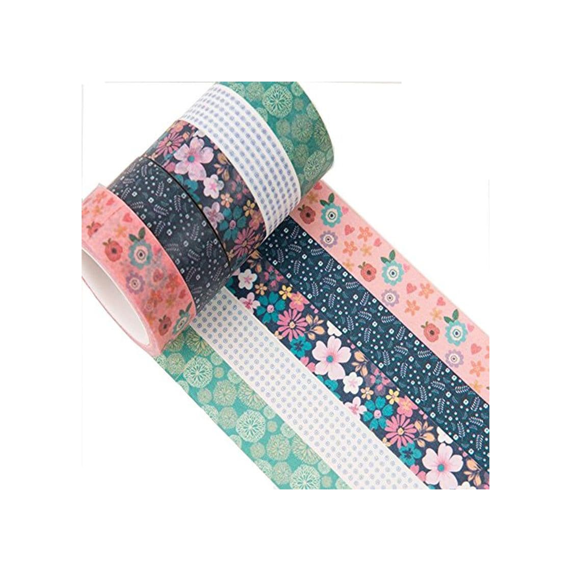 Producto Meiwash Washi Tape Set Adhesivo decorativo Multi-patrón Washi Cinta adhesiva Scrapbooking y