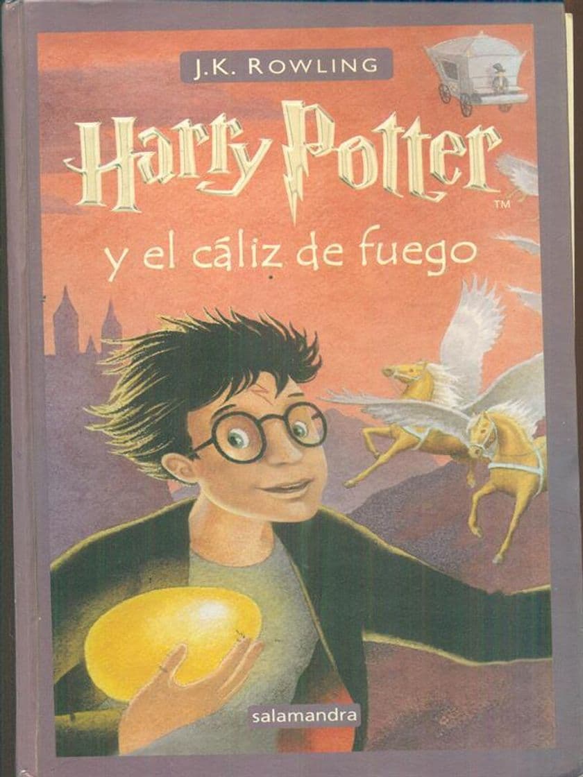 Libro Harry Potter y el cáliz de fuego