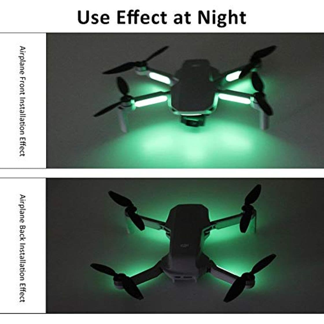 Producto Explea Drone Luminous Stickers 2020 Creative Drone Night Flight Luminous Stickers para dji Mavic Mini Charming