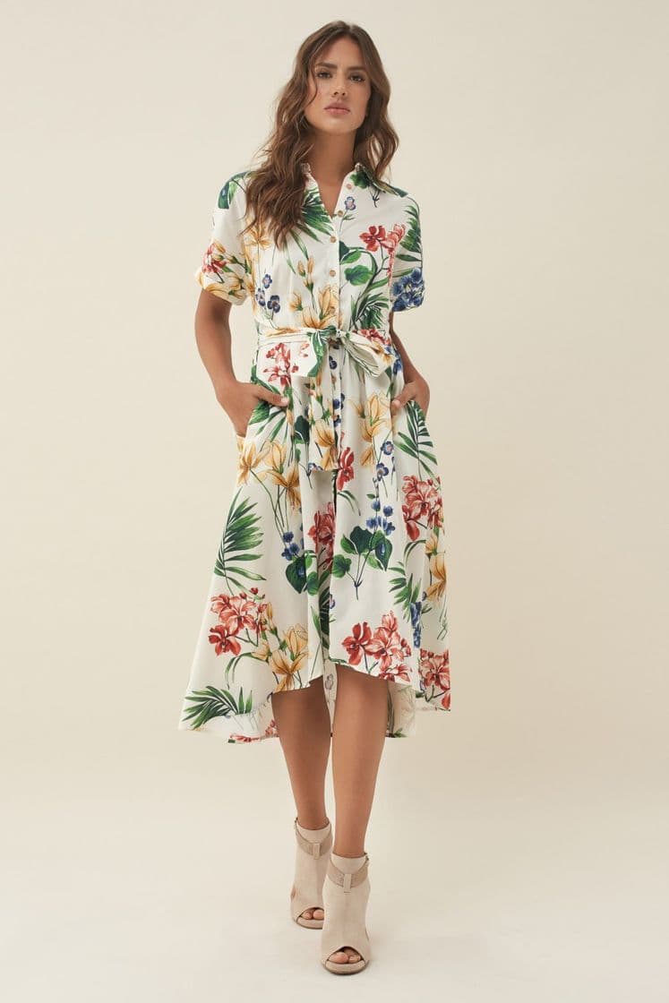 Fashion Vestido allover floral