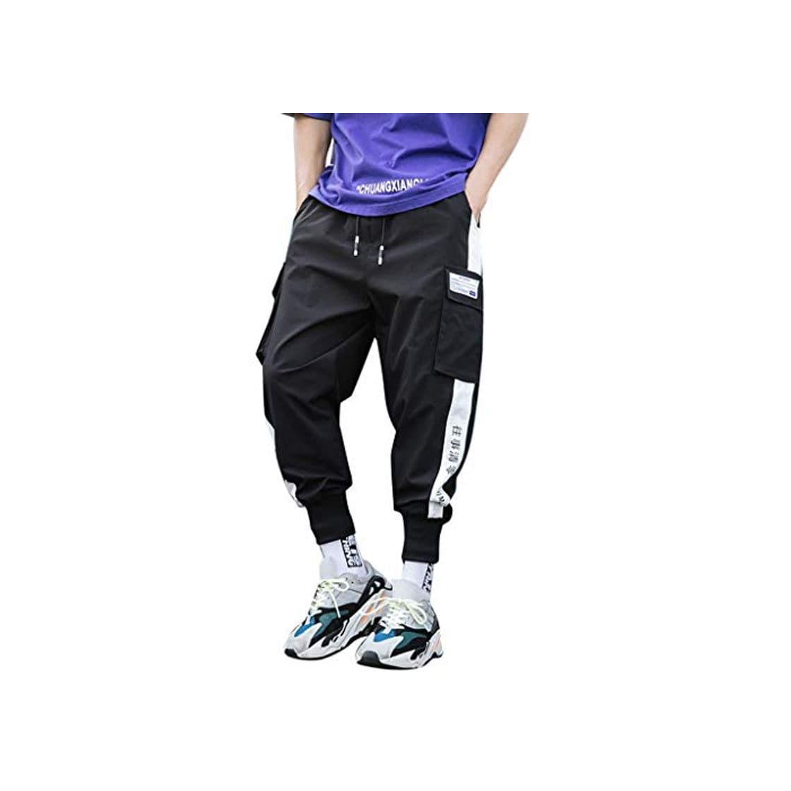 Fashion Pantalones Hombre Pantalón Casual para Hombre Moda Casual Trabajo Corta Pantalones Pants Jogging Deportivo Pantalon Fitness Chandal Hombre Pantalones de Playa riou