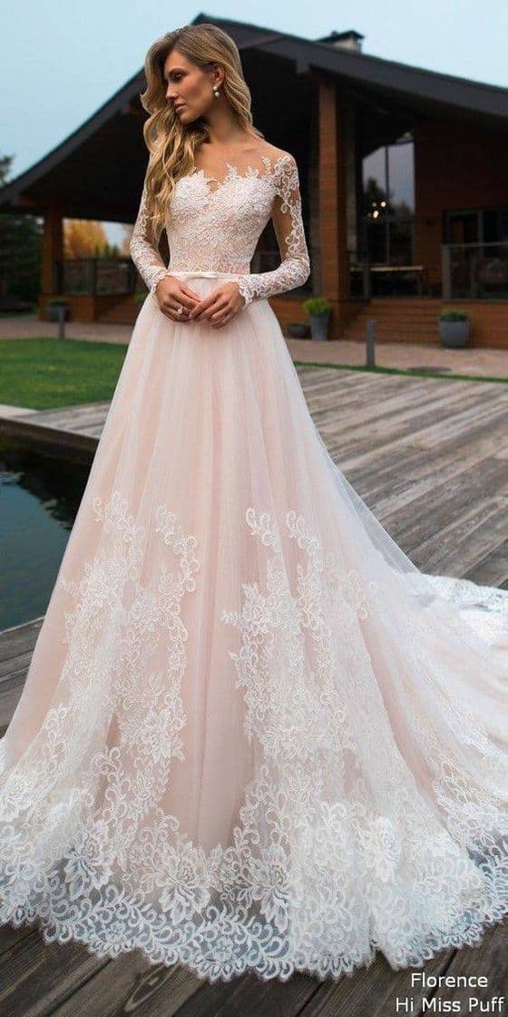 Moda Hermoso vestido de novia 💍💍