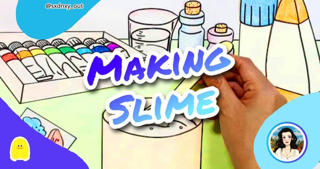 Serie 🔴Haciendo Slime🔵- Stop Motion // Video Satisfactorio