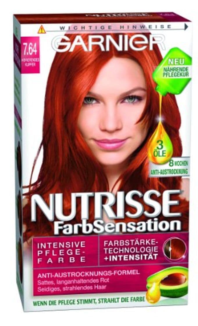 Product Garnier nutrisse Color SCRHTSENSA – Tion 7.64 vibrierendes Cobre, 1er Pack