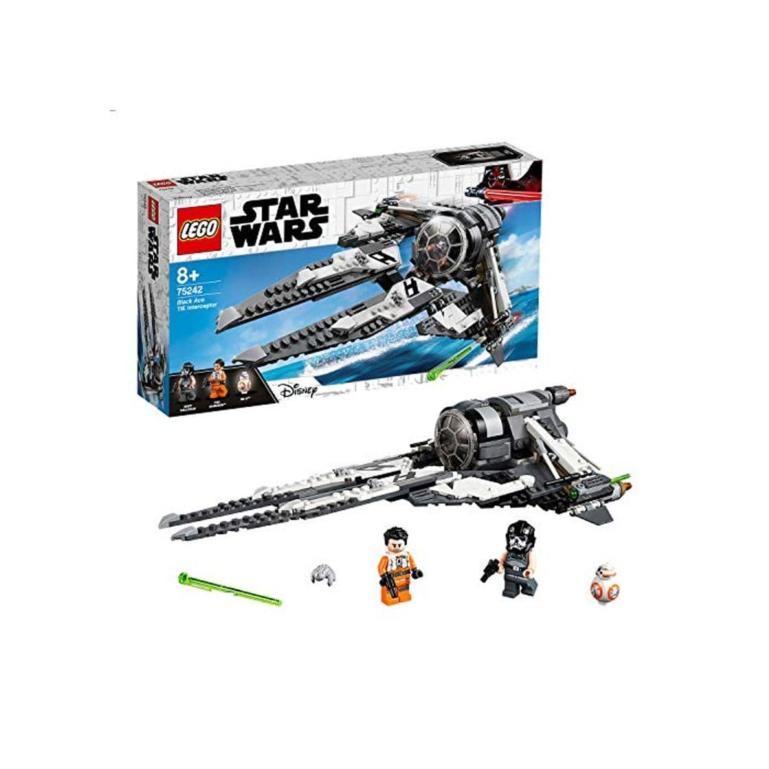 Product LEGO Star Wars - Interceptor TIE Black Ace, juguete de construcción de