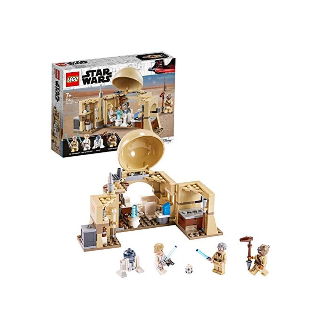 Producto LEGO Star Wars - Cabaña de Obi-Wan, con Techo Desplegable, Incluye un