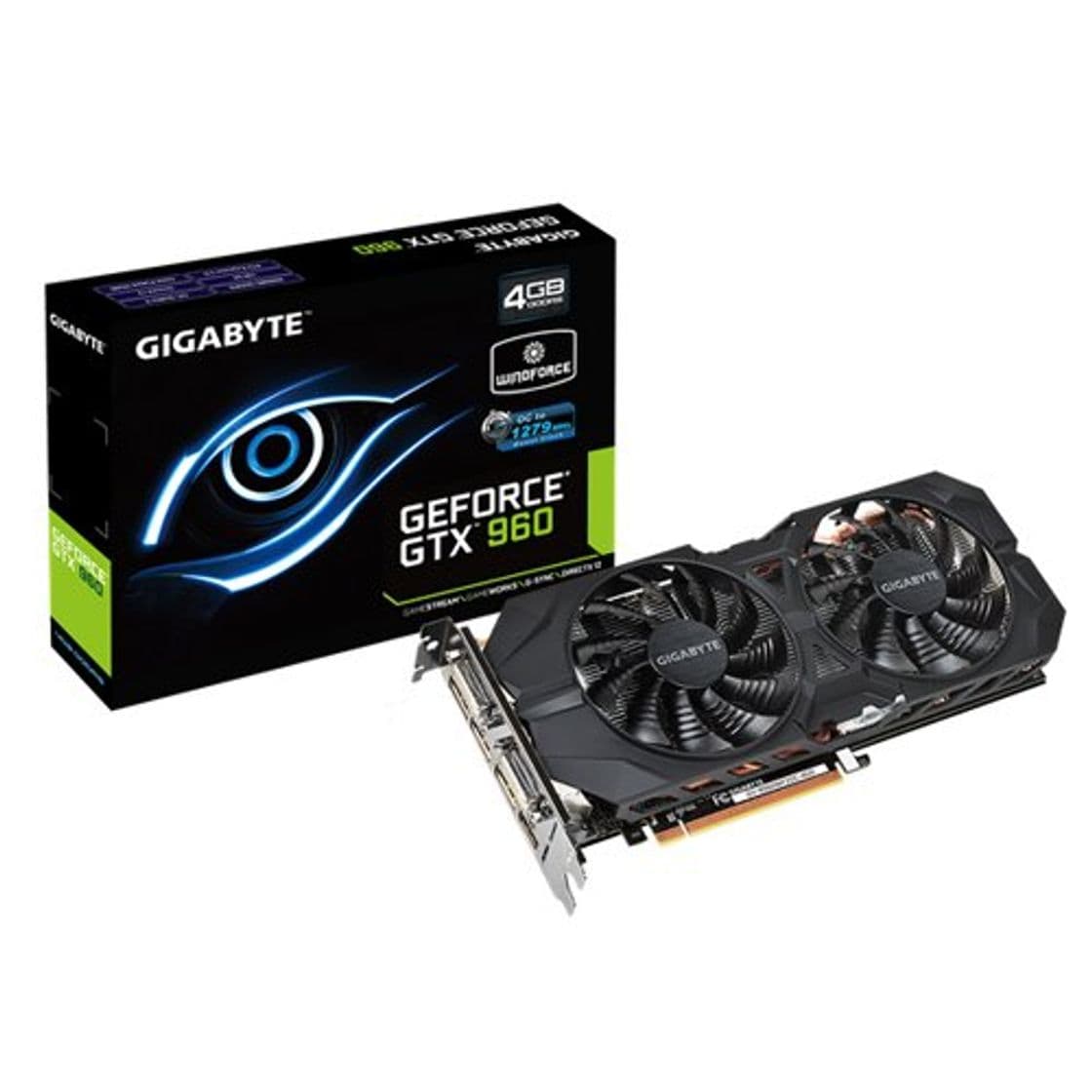 Electronic Gigabyte GeForce GTX 960 OC WindForce - Tarjeta gráfica