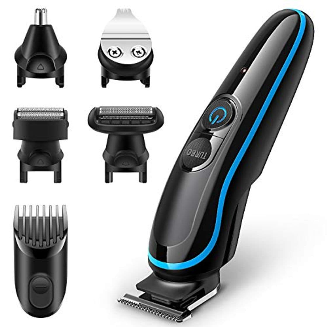 Product Babacom Maquina Cortar Pelo Profesional, 5 en 1 Multifuncional Cortapelos Hombre, USB