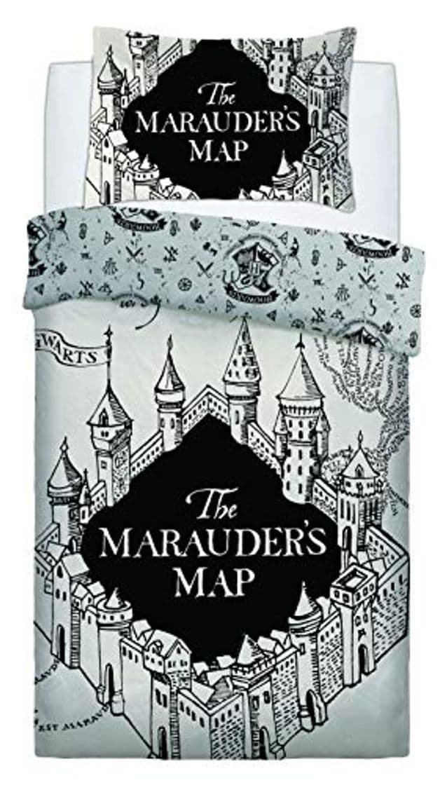 Product Warner Bros Marauders Map Juego de Cama Individual