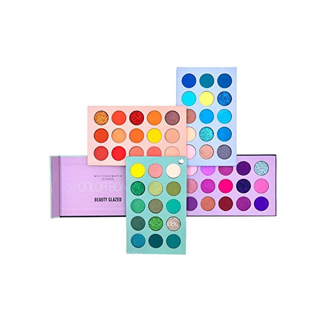 Product Beauty Glazed 60 Color Nuevo maquillaje Paleta de sombras de ojos 4