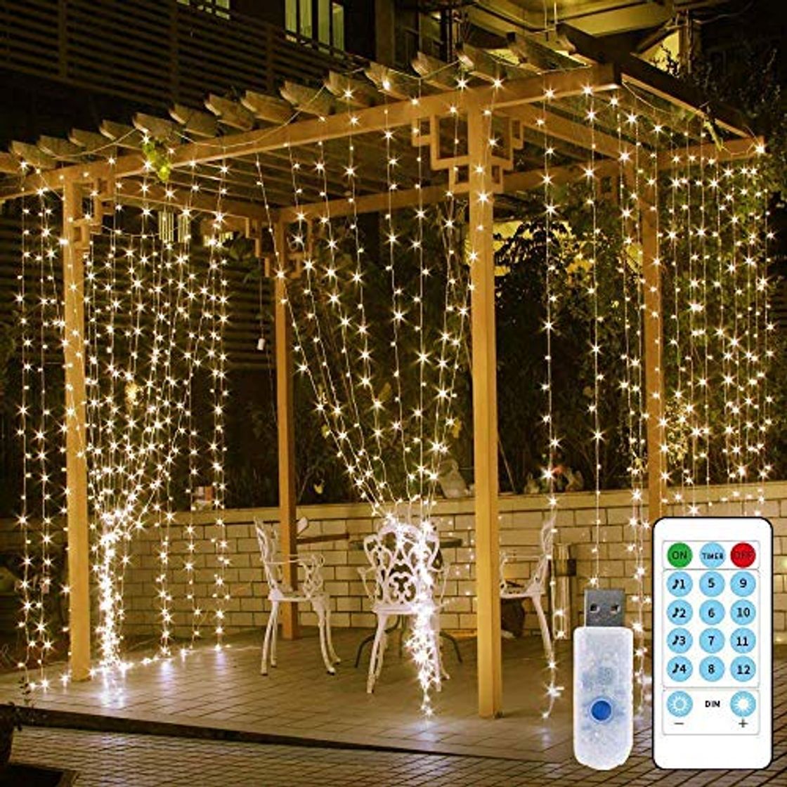 Product LECLSTAR Cortina de Luces LED USB