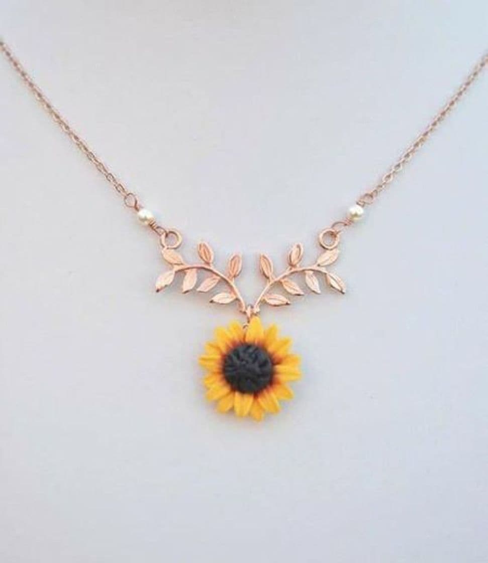 Moda Collar De Girasol Para Mujer Sunflower