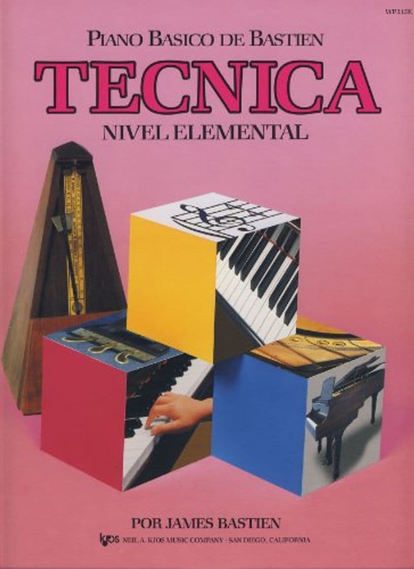 Libro BASTIEN - Tecnica Nivel Elemental para Piano