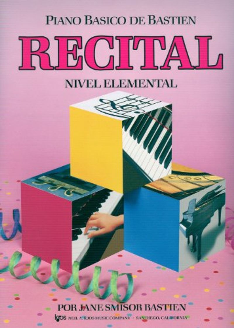 Libro BASTIEN - Recital Nivel Elemental para Piano