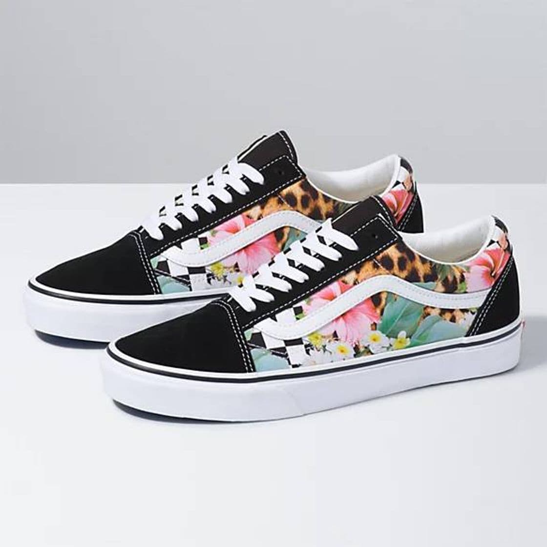 Moda Vans Old skool con flores