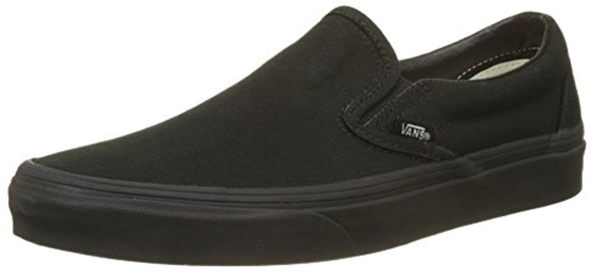 Product Vans U CLASSIC SLIP-ON BLACK - Zapatillas de skateboarding unisex, Negro