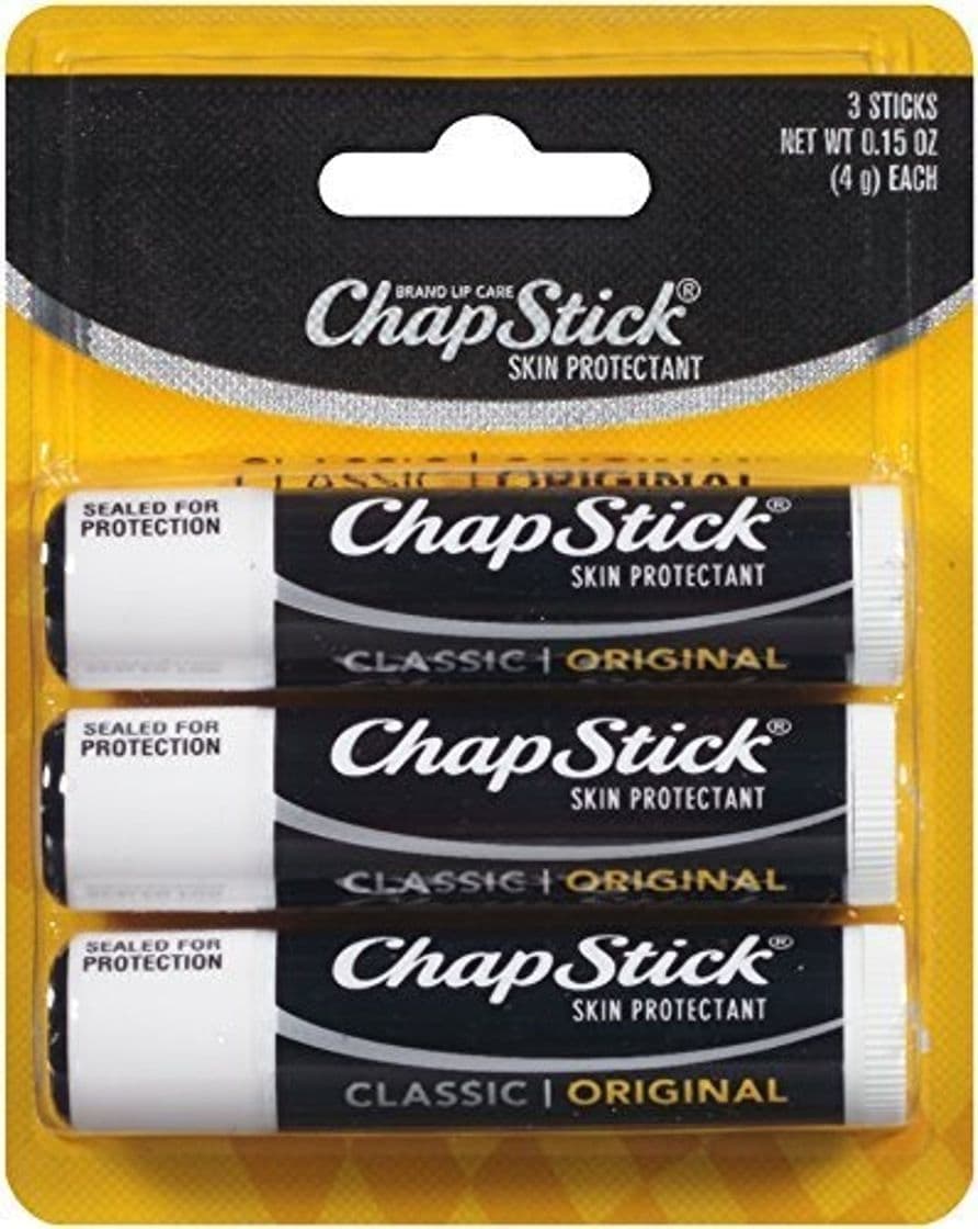 Product ChapStick Classic Original Lip Balm Lip Care 3 unidades