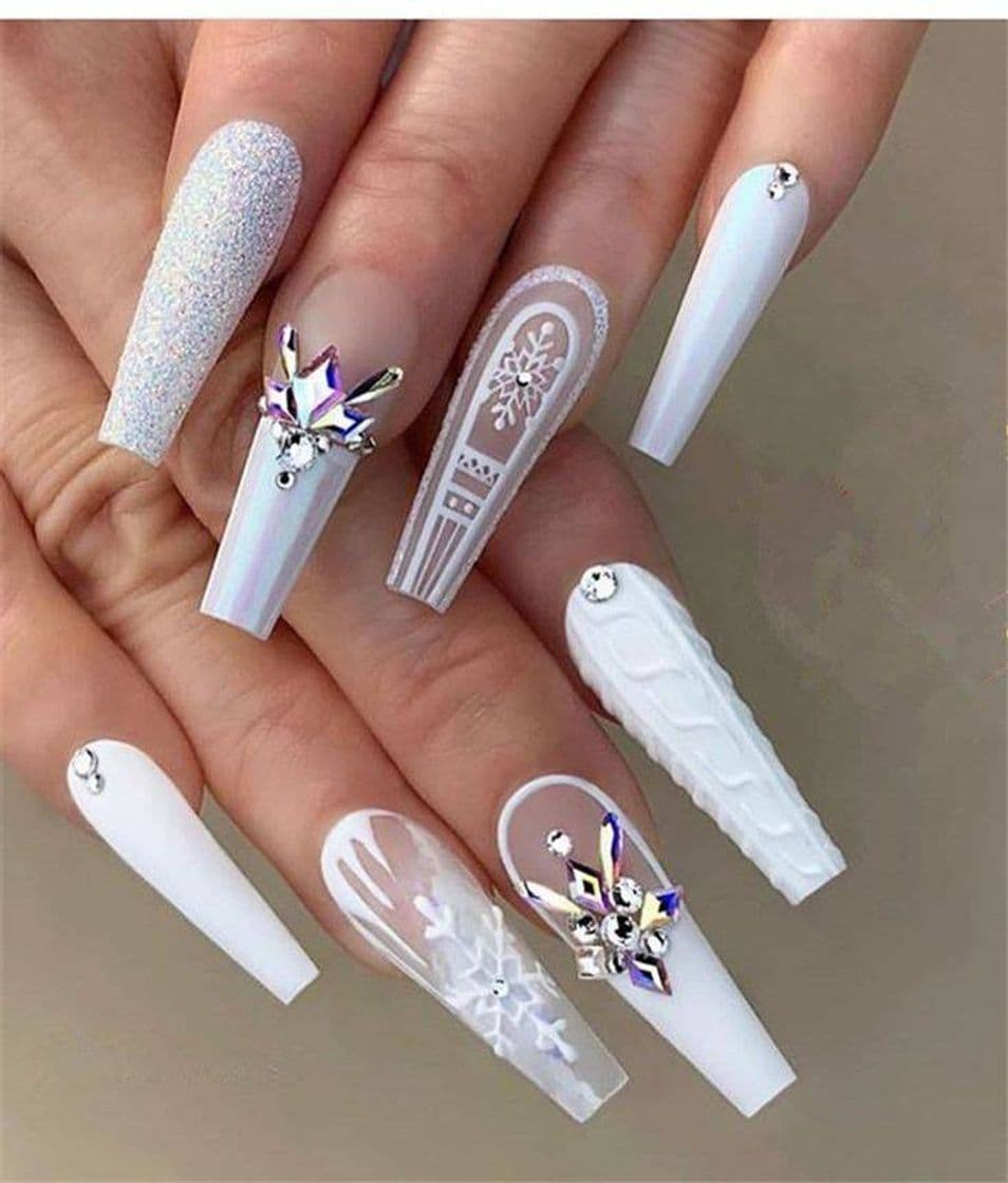 Moda Uñas acrilicas decoradas 