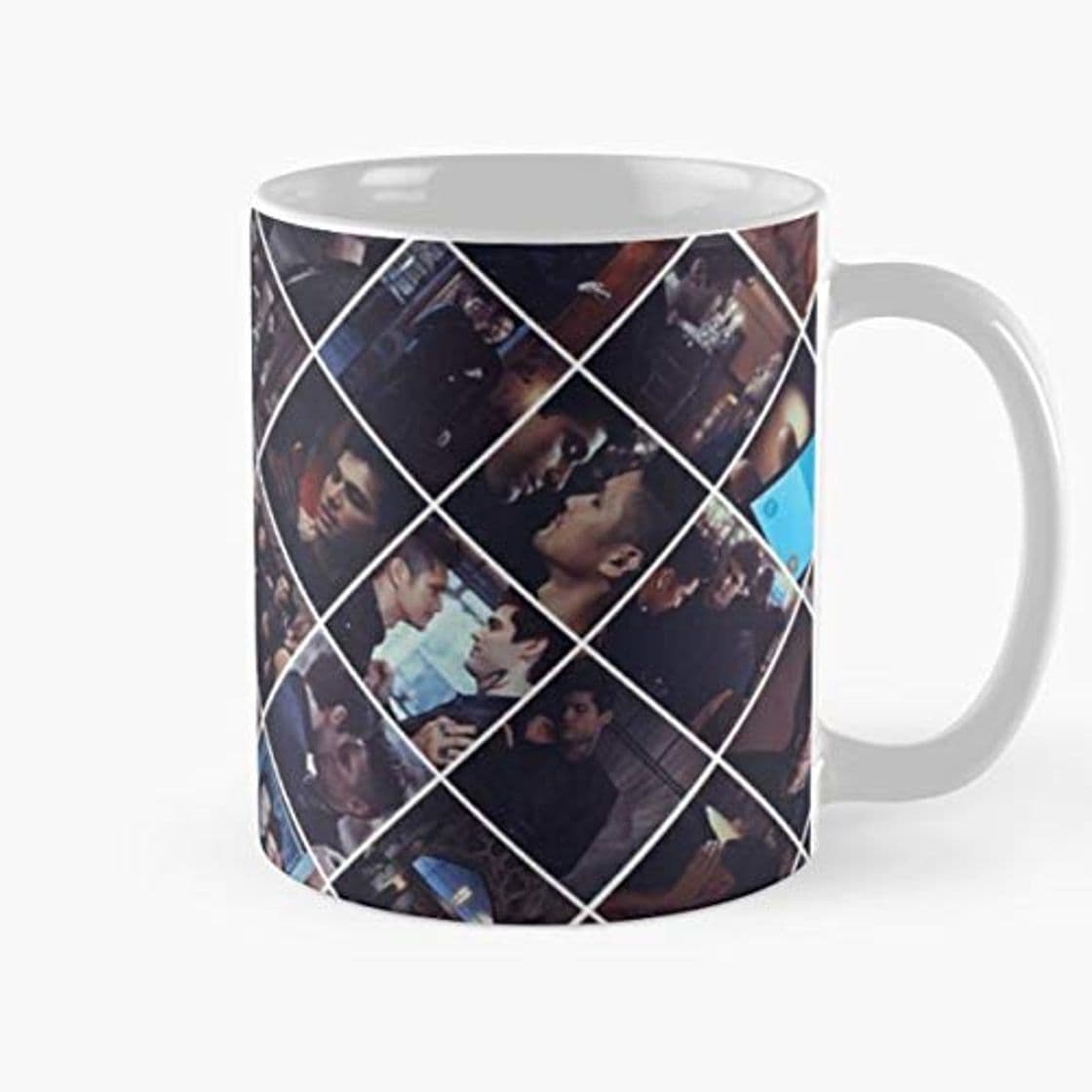 Producto Alec Bane LGBT Magnus Malec Collage Shumdario Lightwood Instruments The Mortal and Taza de café con Leche 11 oz