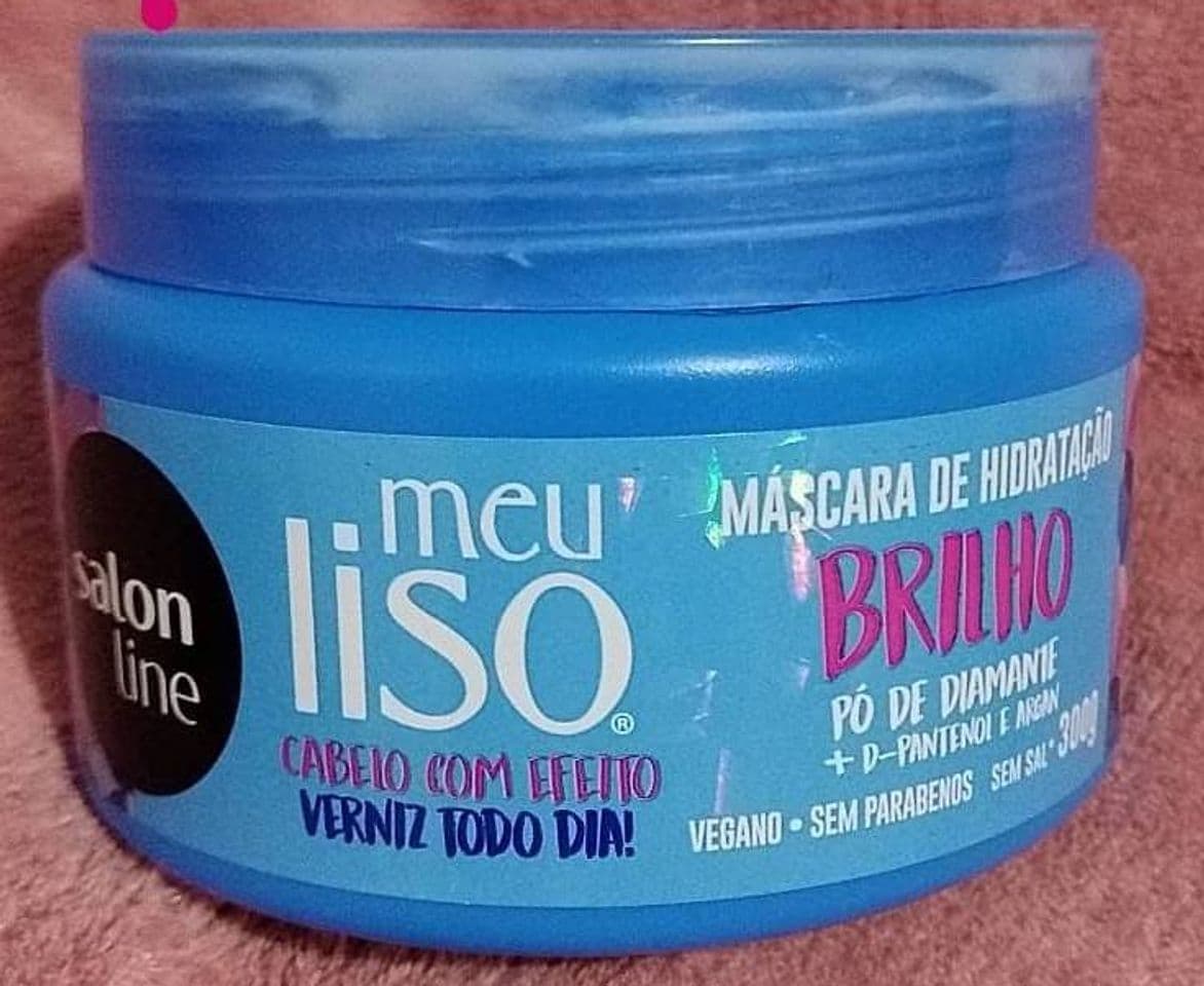 Moda Máscara de nutrição Salon line, meu liso brilho