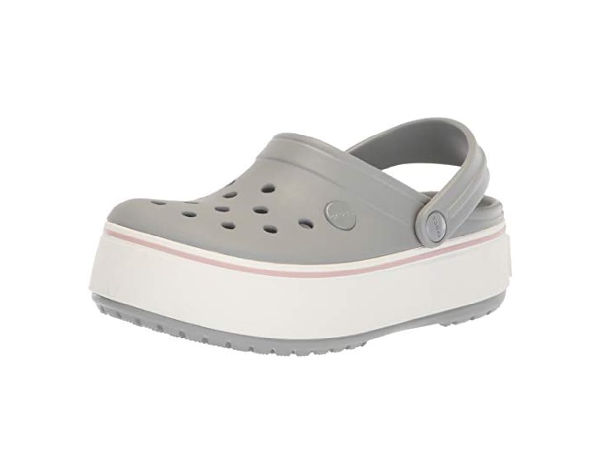 Producto Crocs Crocband Platform Clog U, Zuecos Unisex Adulto, Gris