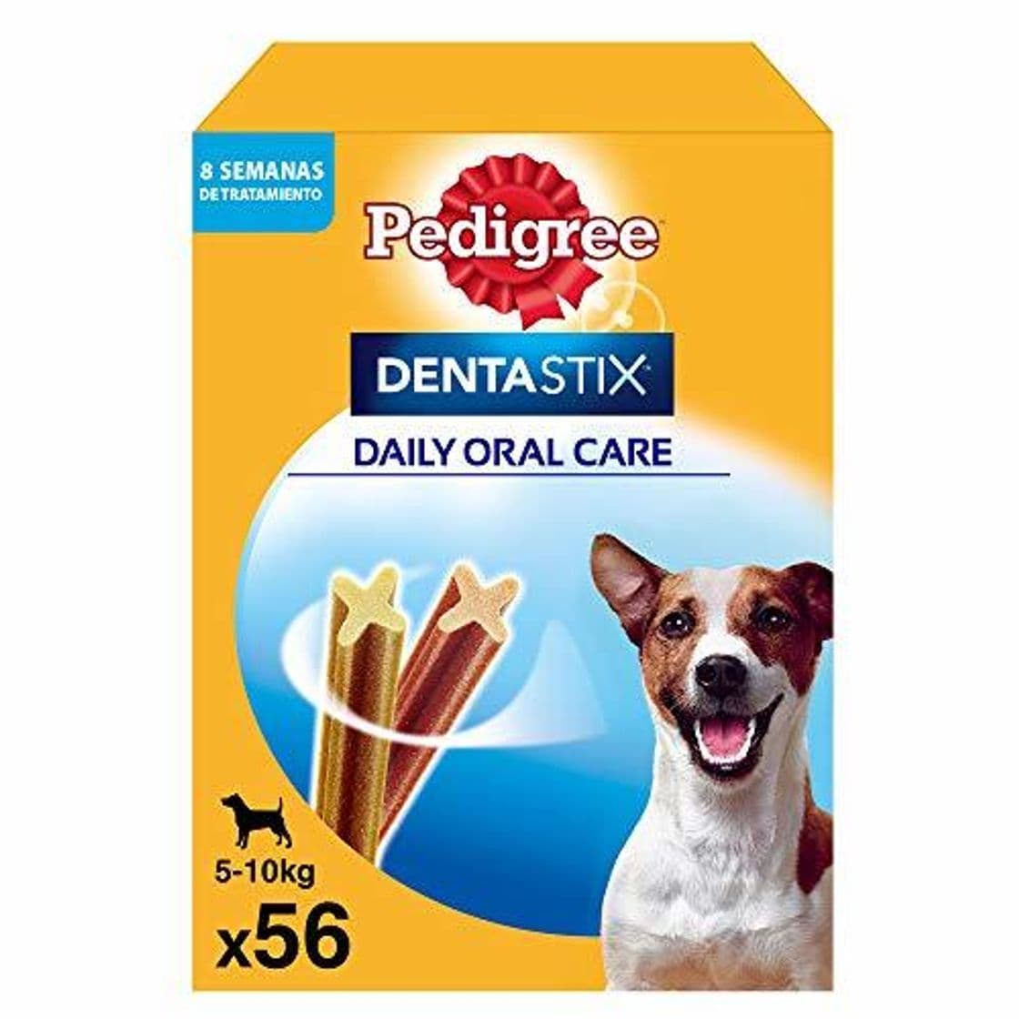 Producto Pedigree Dentastix de uso diario para higiene oral para perros pequeños