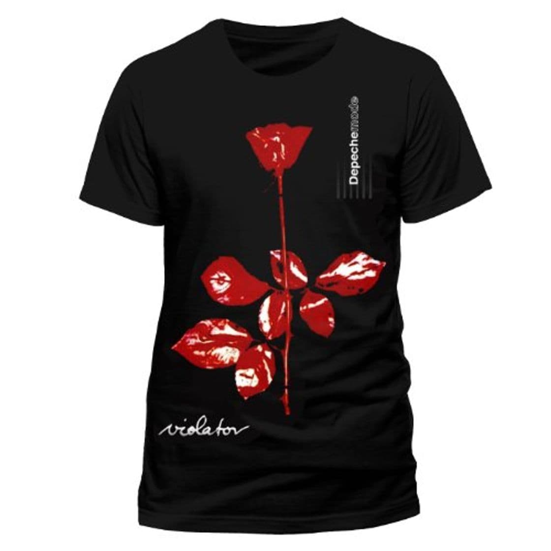 Moda Live Nation Depeche Mode - Violator - Camiseta para hombre, Negro