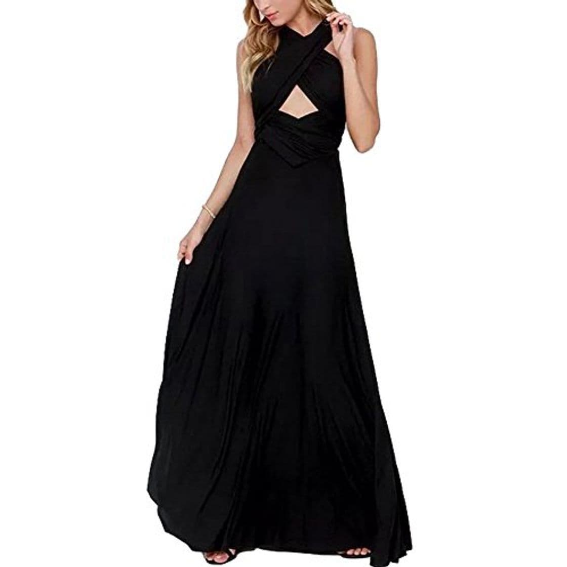 Producto Lover-Beauty Vestido Largo Mujer para Noche y Fiesta Casual Algodón Ropa Top