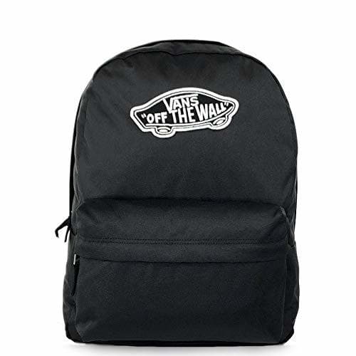 Fashion Vans Realm Backpack Mochila Tipo Casual, 42 cm, 22 Liters, Negro