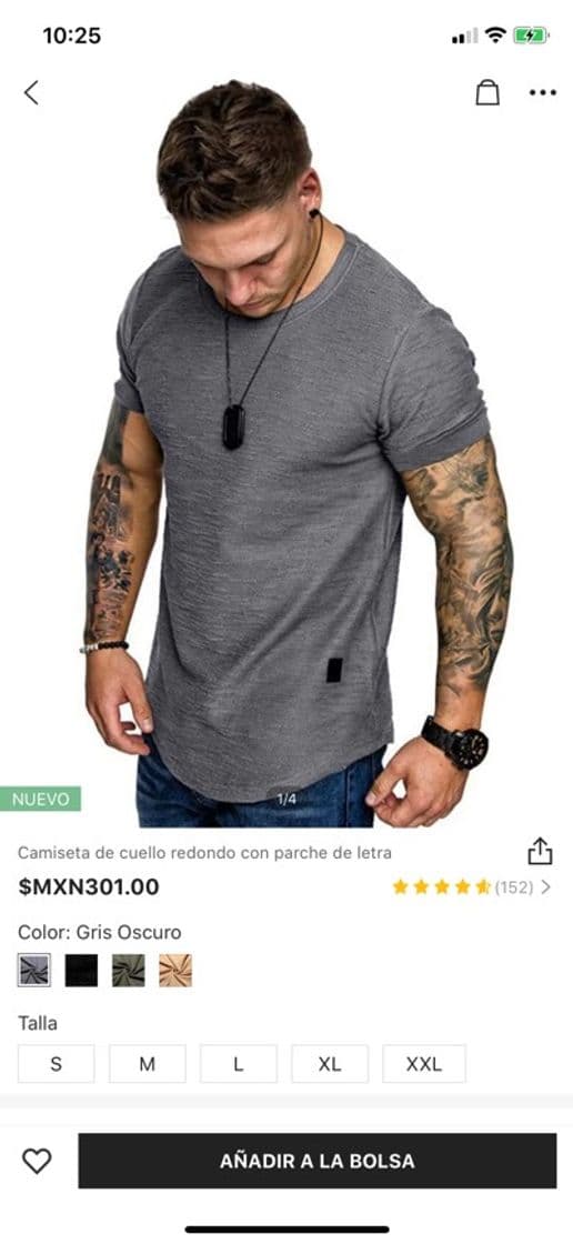 Fashion Camisa gris