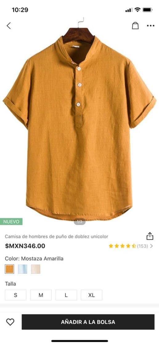 Fashion Camisa amarilla