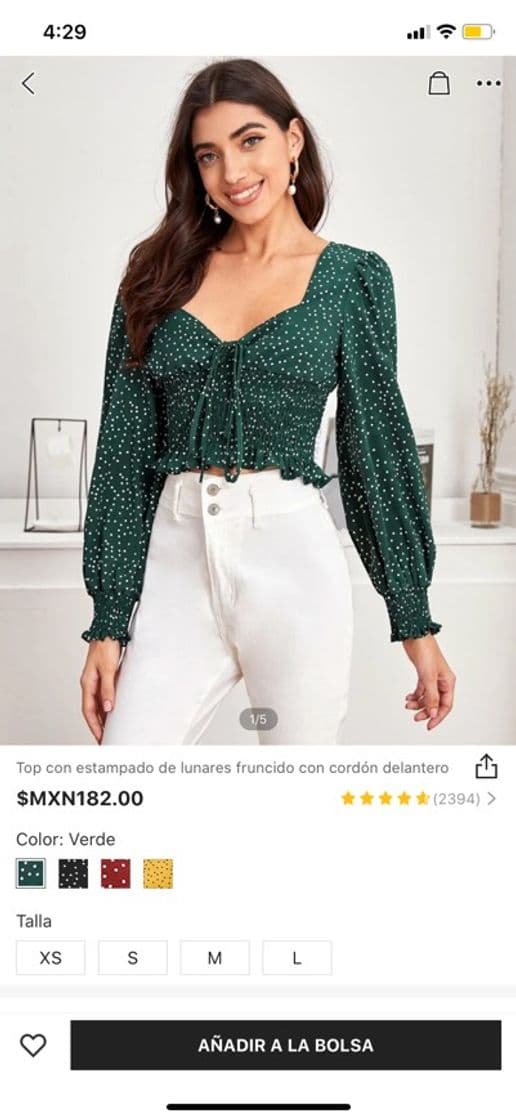 Fashion Blusa verde