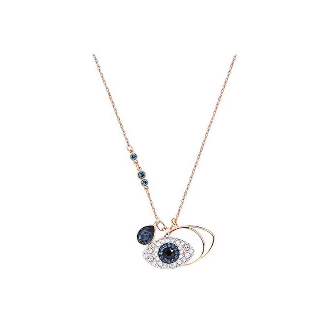 Fashion Swarovski Colgante Duo Evil Eye